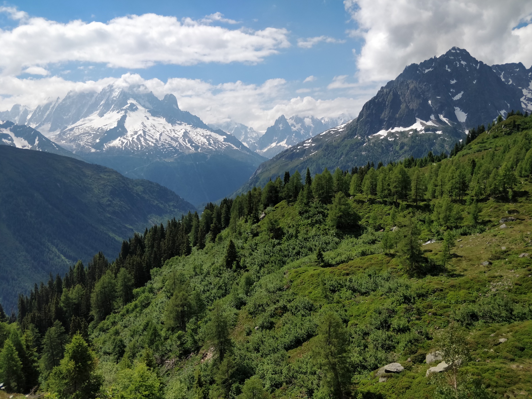90 km du Mont-Blanc - une histoire de minutes